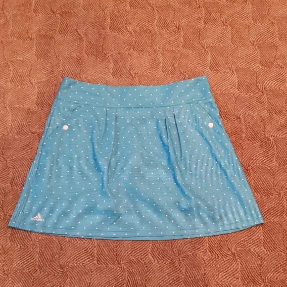 Adidas Golf Polka Dot Skort 10 - Picture 1 of 8